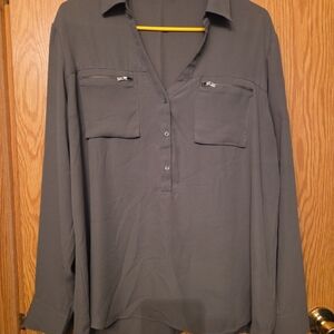 Express Gauzy long sleeve top size extra large